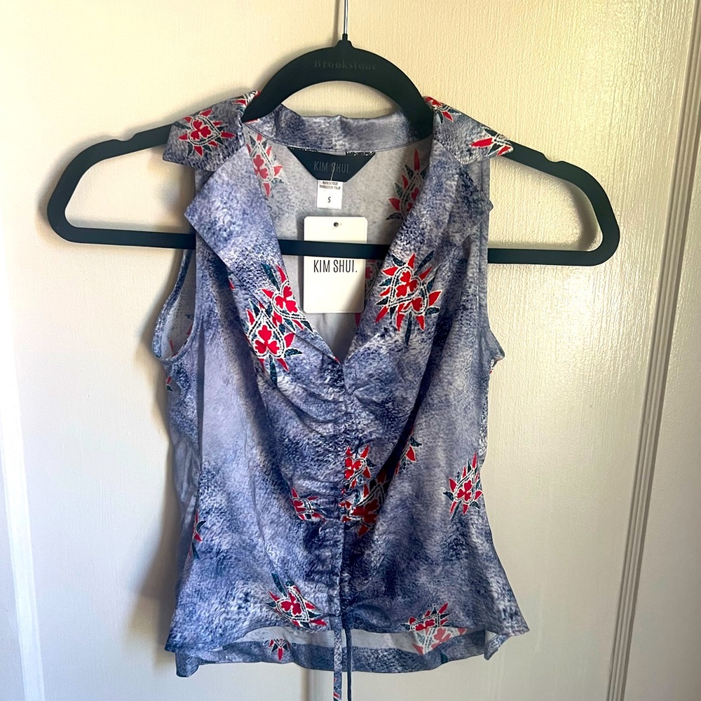 Kim Shui silk top (NWT)